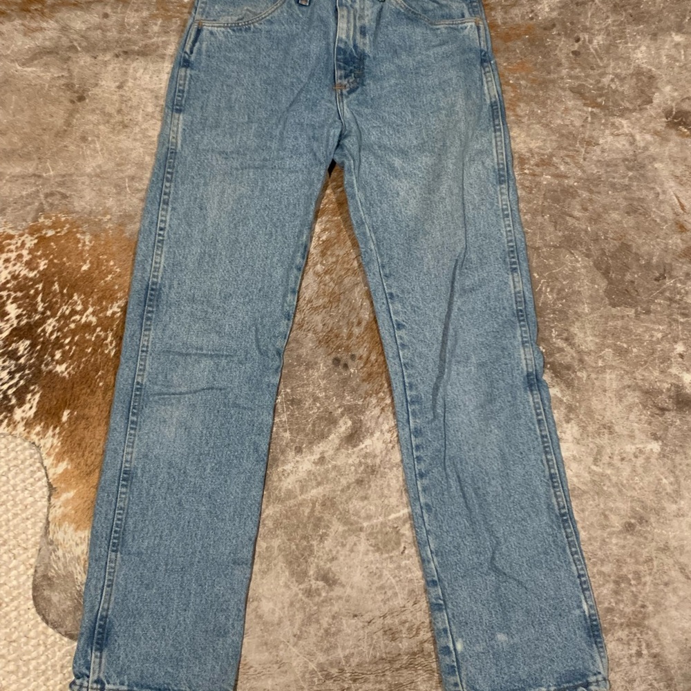 Rustler Blue Straight Jeans Classic Design